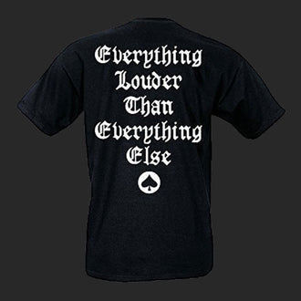 motorhead t shirt everything louder than everything else