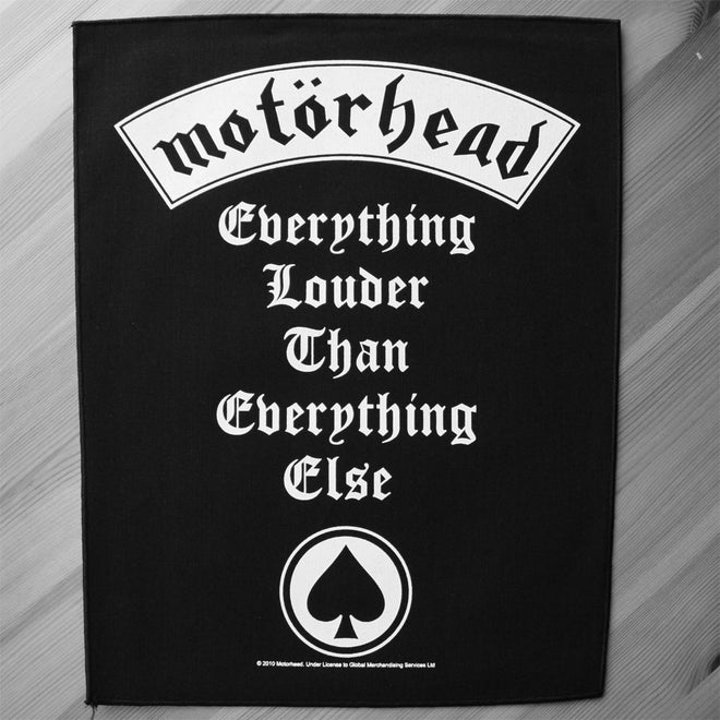 Motorhead - Everything Louder Than Everything Else (Backpatch)