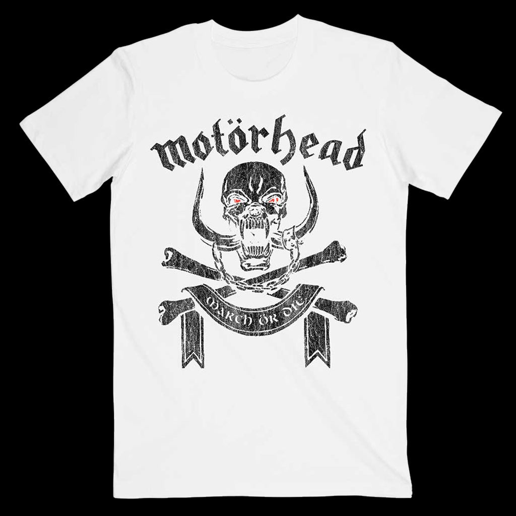 Motorhead - March or Die (White) (T-Shirt)
