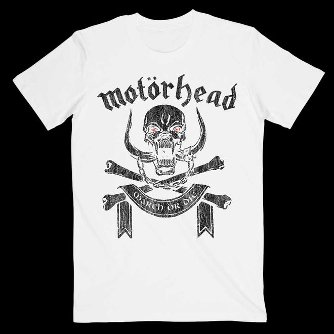 Motorhead - March or Die (White) (T-Shirt)