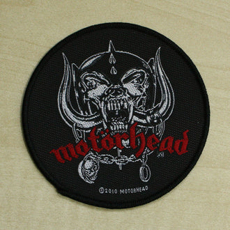 Motorhead - Red Logo / Snaggletooth (Woven Patch)