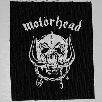 Motorhead - White Logo & Old Snaggletooth (Printed Patch)
