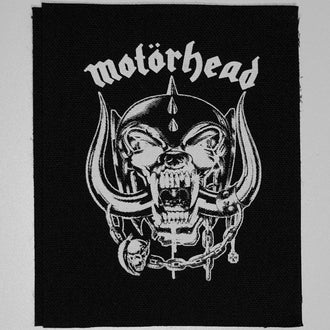 Motorhead - White Logo & Snaggletooth (Printed Patch)