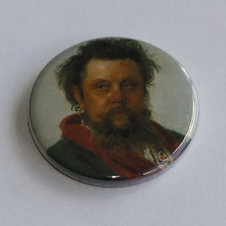 Mussorgsky - 1881 Portrait (Badge)