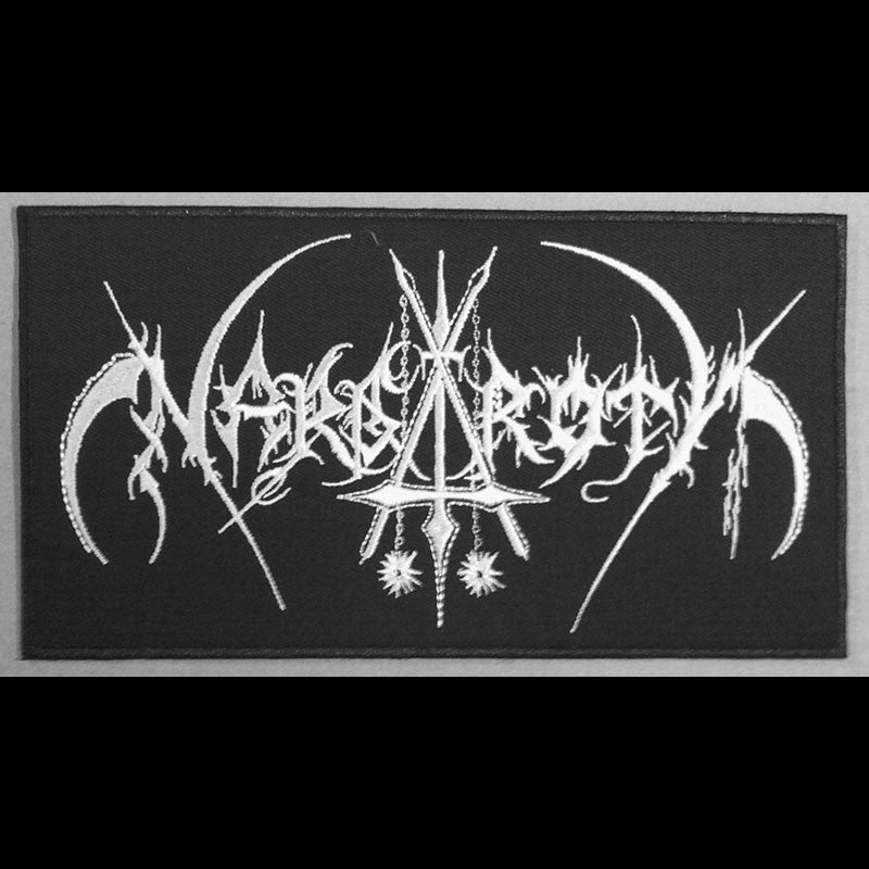 Nargaroth - White Logo (Large) (Embroidered Patch)