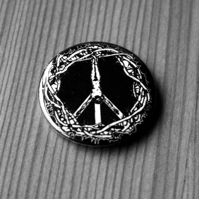 Nausea - Crucified Peace Symbol (Badge)
