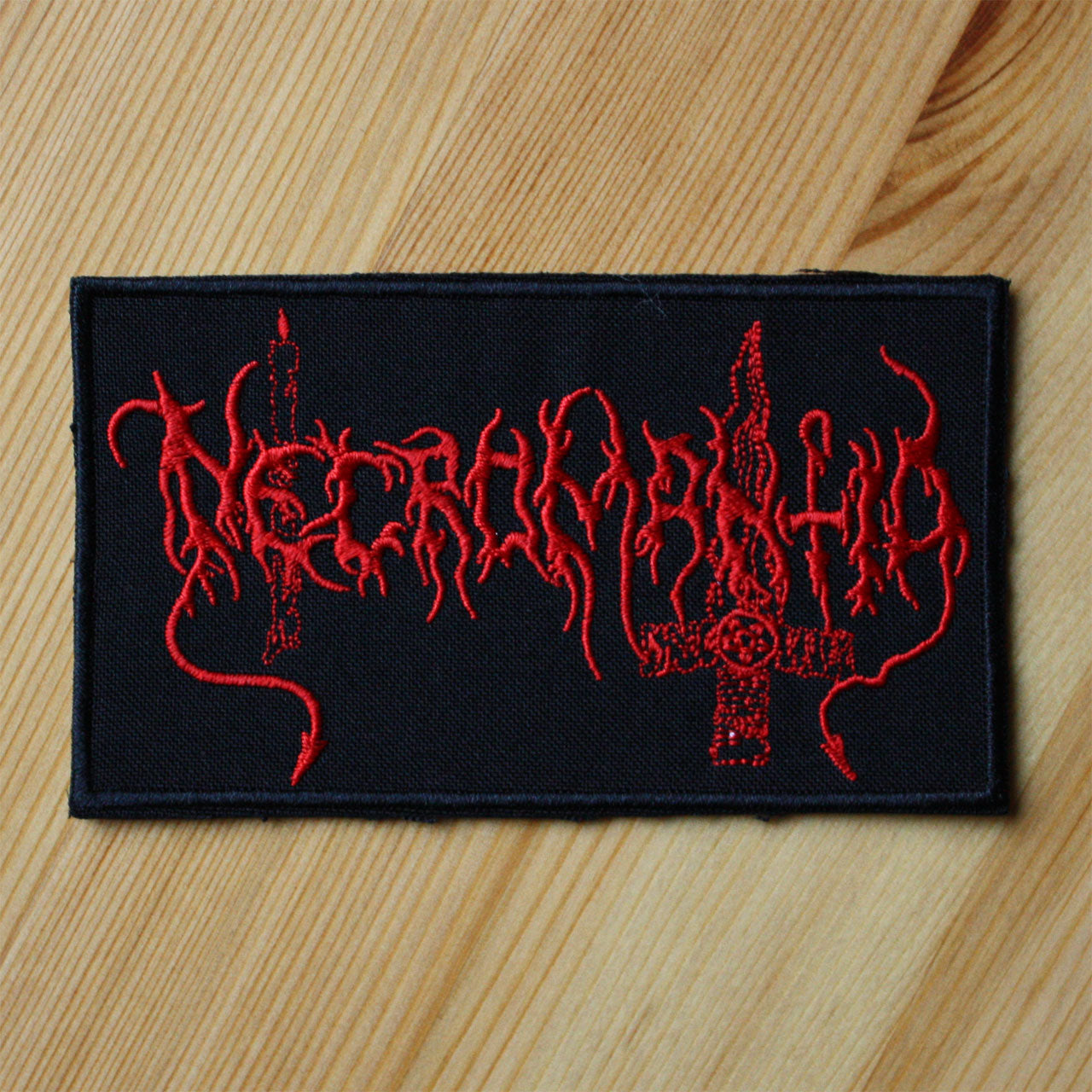 Necromantia - Red Logo (Embroidered Patch)