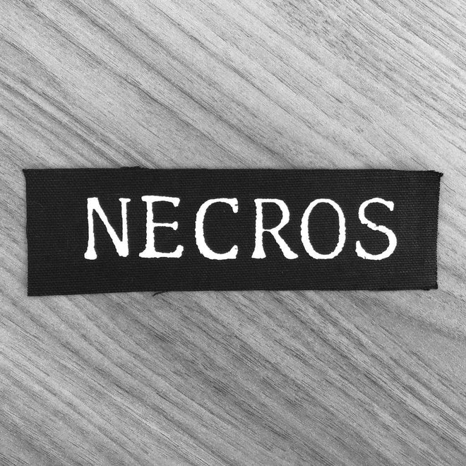 Necros - White Logo (Printed Patch)