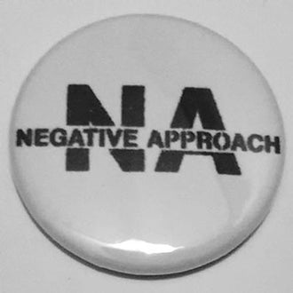 Negative Approach - Black Logo (Badge)