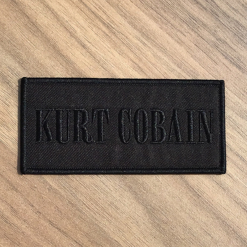 Nirvana - Kurt Cobain (Black) (Embroidered Patch)