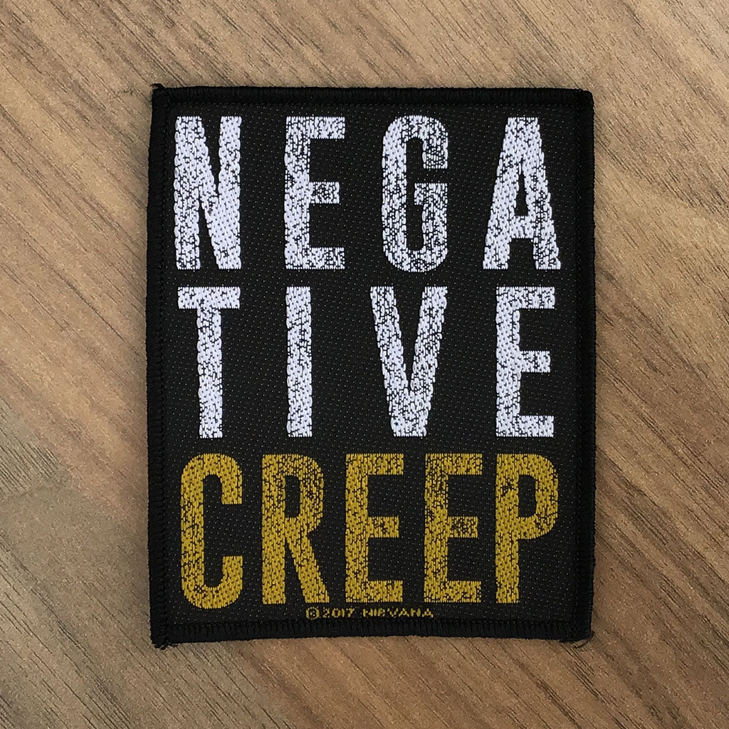 Nirvana - Negative Creep (Woven Patch)