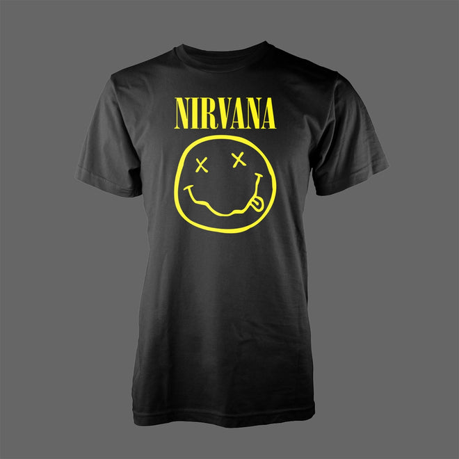 Nirvana - Smiley Face Logo (T-Shirt)