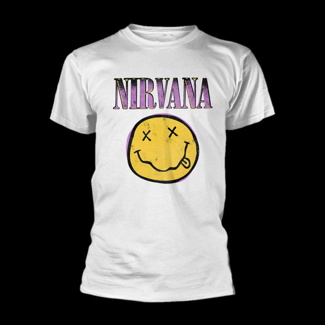 Nirvana - Xerox Smiley Face Logo (T-Shirt)