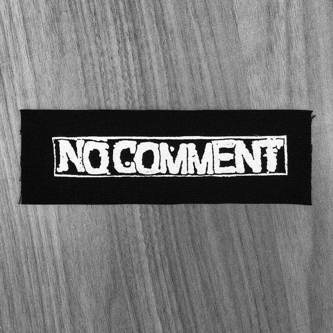 No Comment - White Logo (Printed Patch)