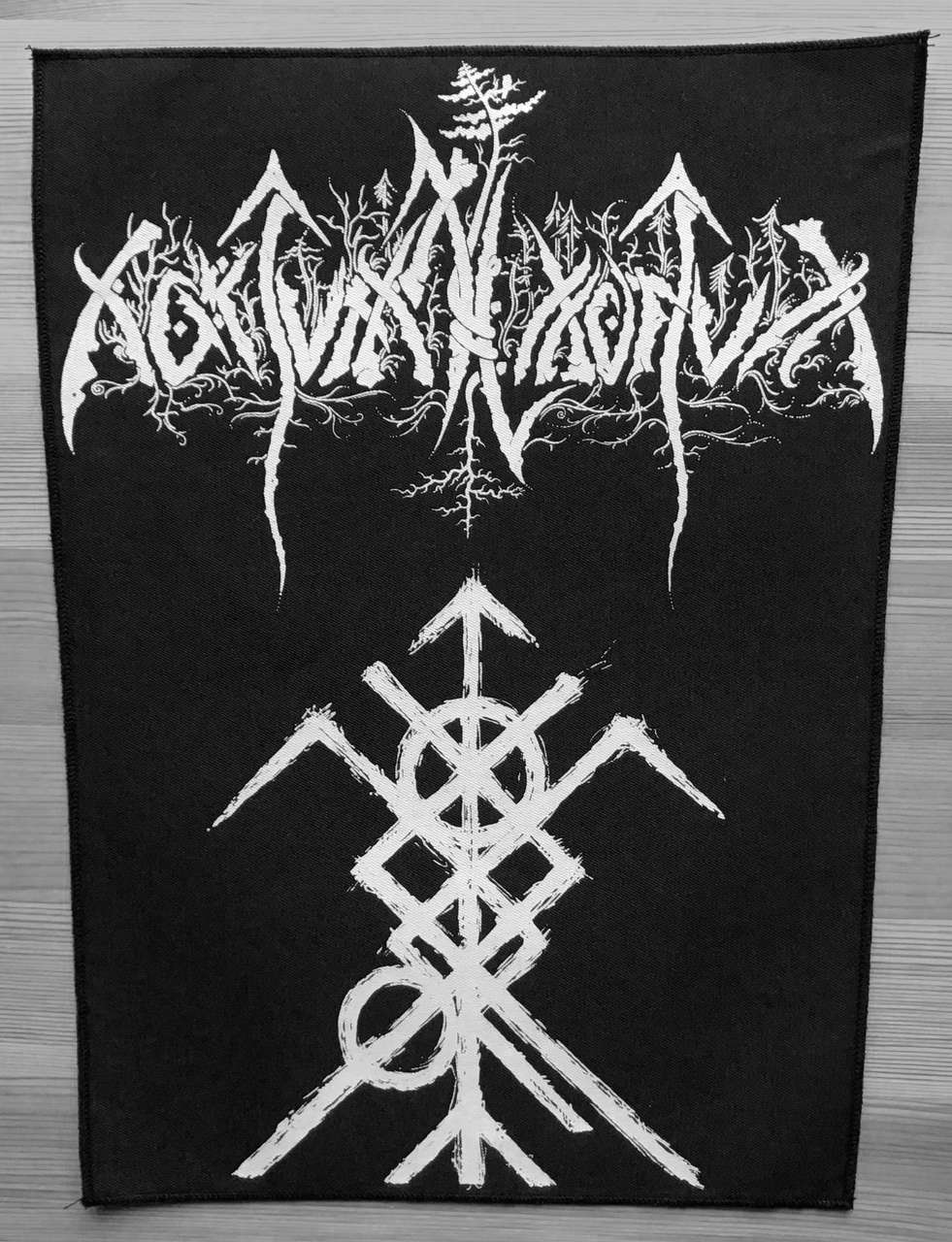 Nokturnal Mortum - New Logo & Symbol (Backpatch)