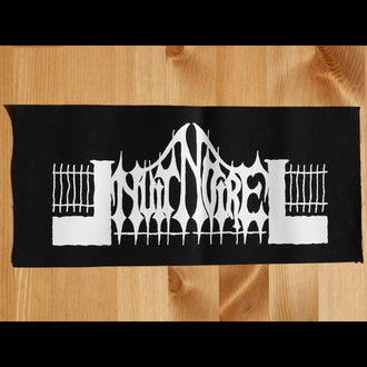 Nuit Noire - White Logo (Superstrip) (Backpatch)