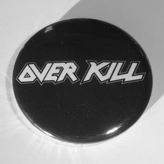 Overkill - White Logo (Badge)