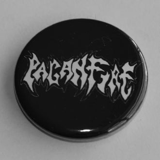 Paganfire - White Logo (Badge)