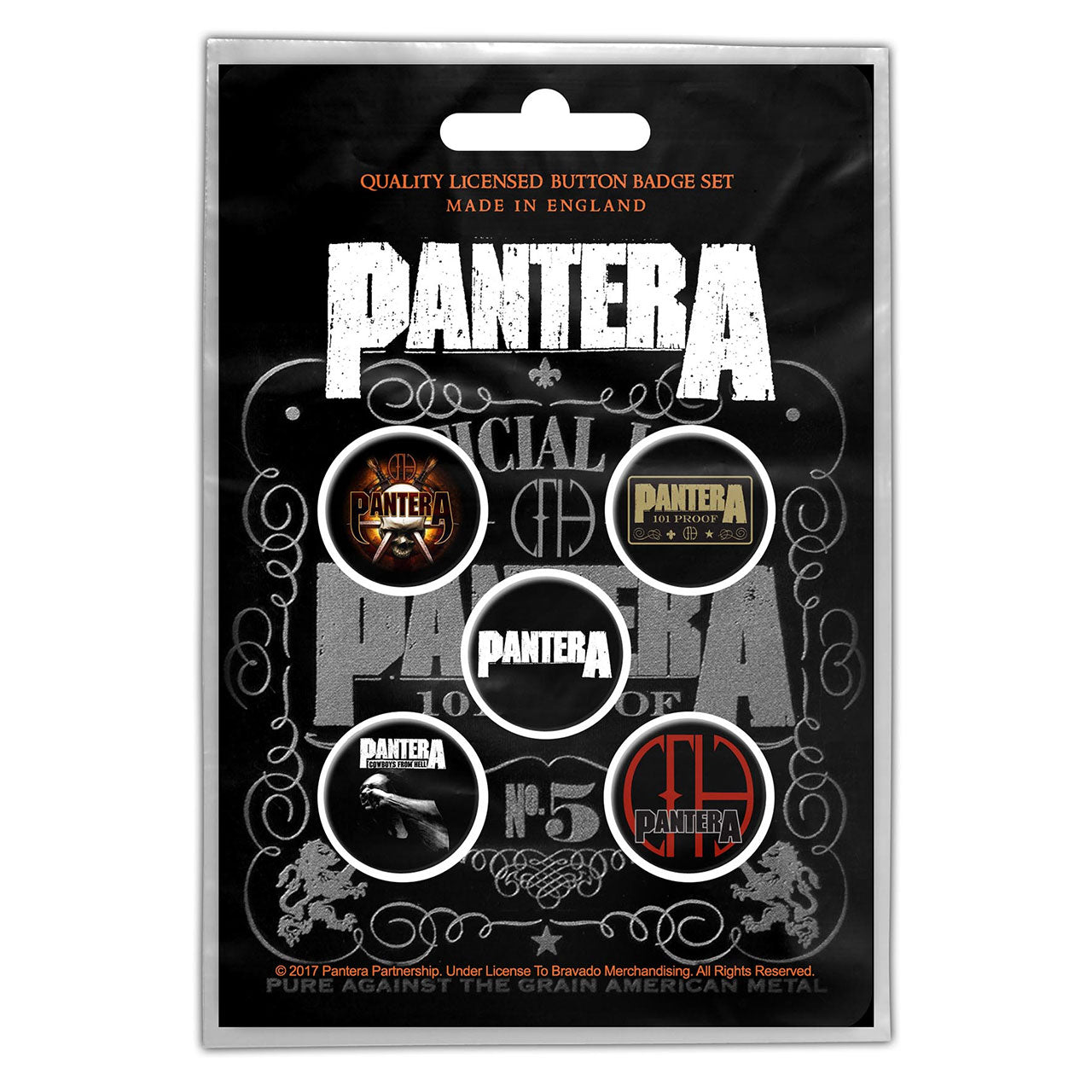 Pantera - 101 Proof (Badge Pack)
