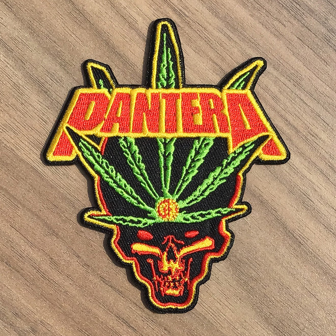 Pantera - Leaf Skull (Woven Patch)