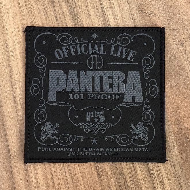 Pantera - Official Live: 101 Proof (Woven Patch)
