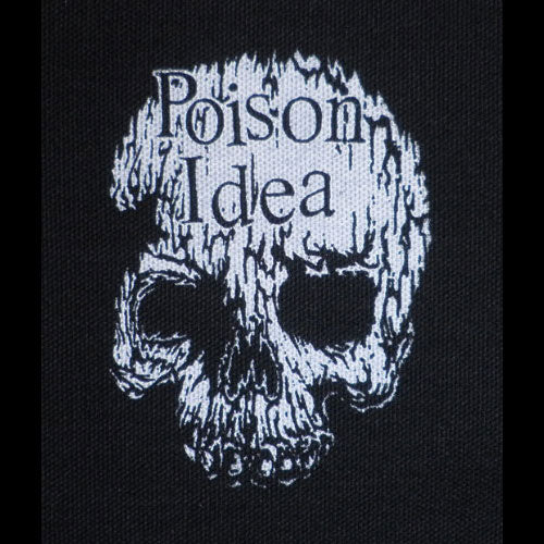Poison Idea - Skull (Printed Patch)