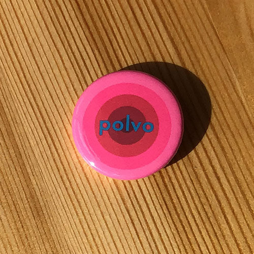 Polvo - Logo (Pink) (Badge)