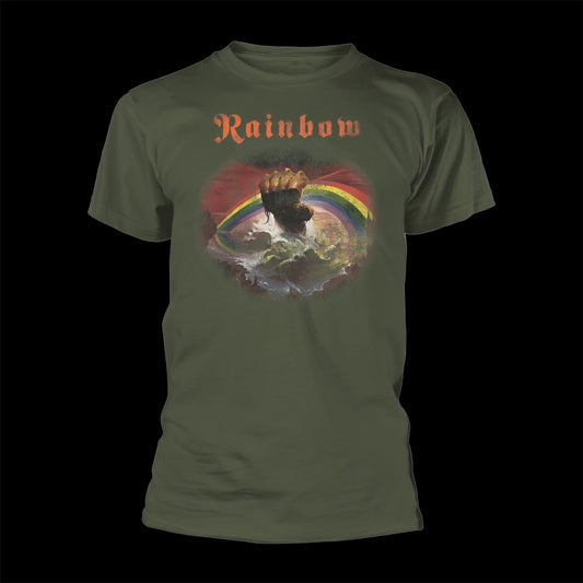 Rainbow - Rising (Distressed) (Olive) (T-Shirt)