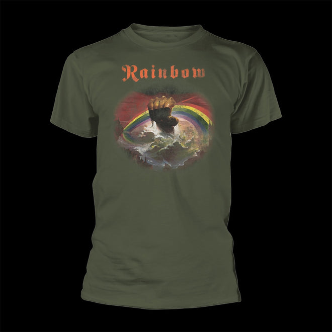 Rainbow - Rising (Distressed) (Olive) (T-Shirt)