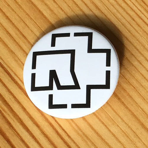 Rammstein - Black Logo (Badge)