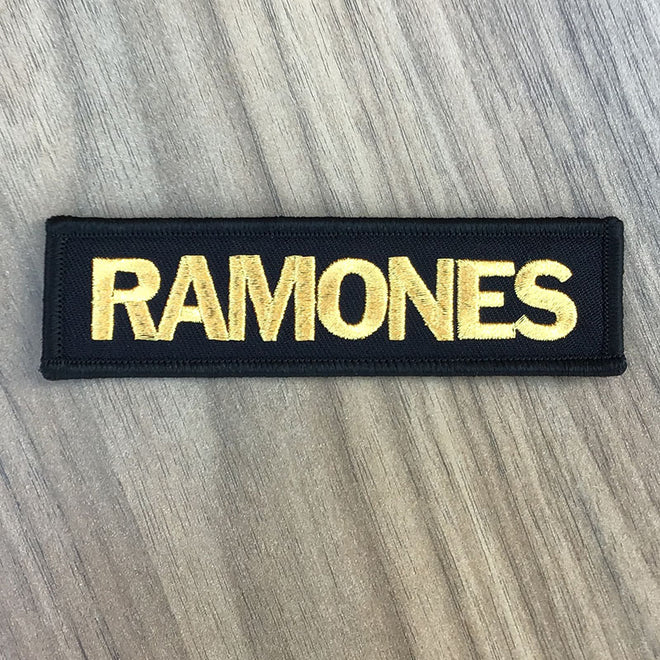 Ramones - Gold Logo (Embroidered Patch)