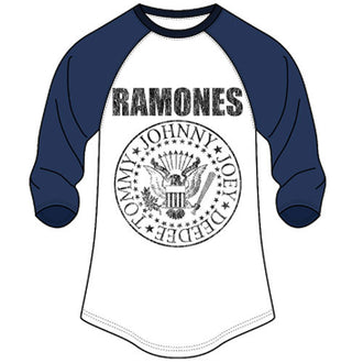 Ramones - Vintage Seal Logo (Raglan) (3/4 Sleeve T-Shirt)