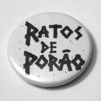 Ratos de Porao - Black Logo (Badge)