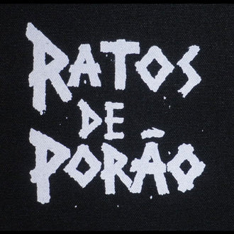 Ratos de Porao - White Logo (Printed Patch)