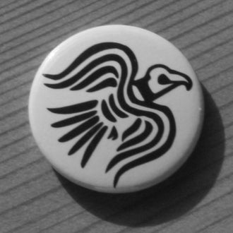 Raven Banner (Hrafnsmerki) (Black) (Badge)