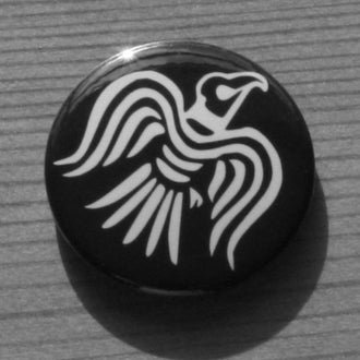 Raven Banner (Hrafnsmerki) (White) (Badge)