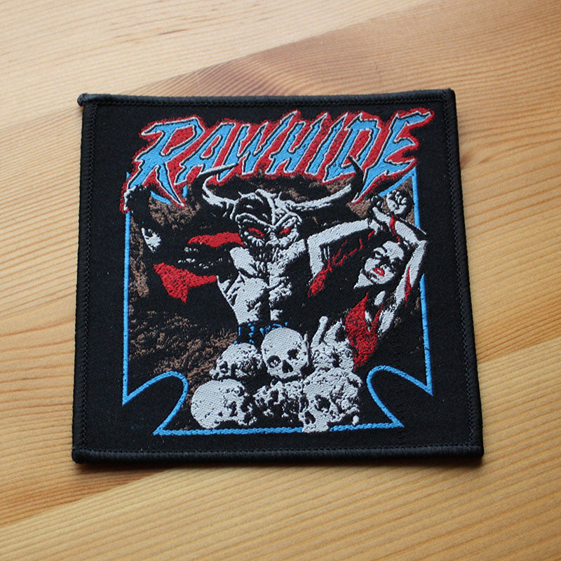 Rawhide - Blue Iron Cross (Woven Patch)