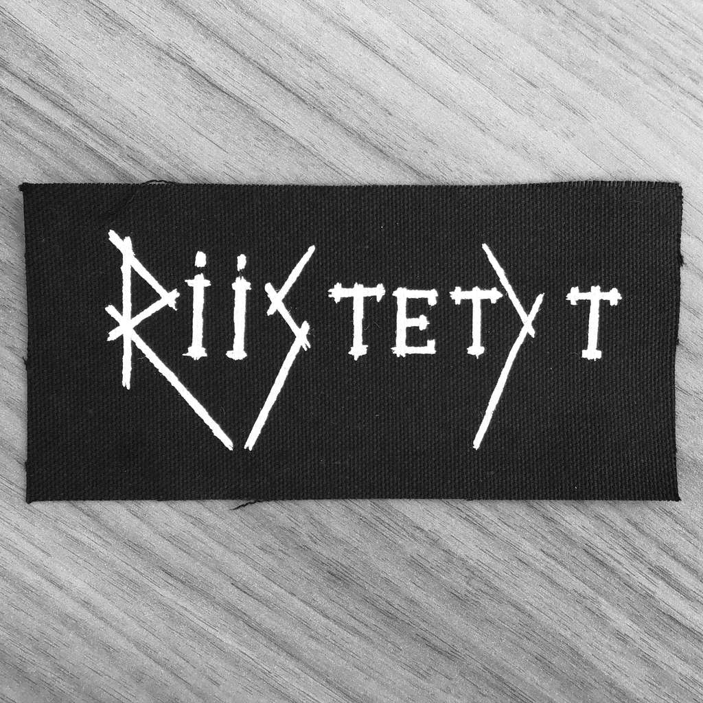 Riistetyt - White Logo (Printed Patch)