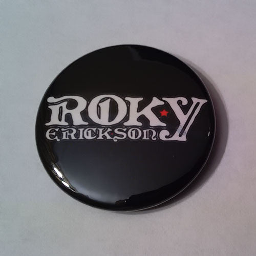 Roky Erickson - White Logo (Badge)