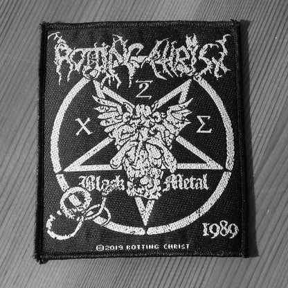 Rotting Christ - Black Metal 1989 (Woven Patch)