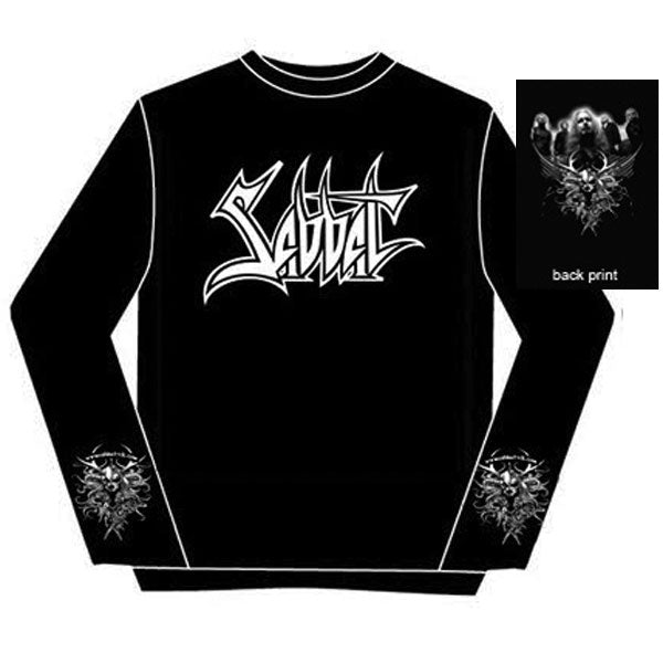 Sabbat - White Logo / Band (Long Sleeve T-Shirt)