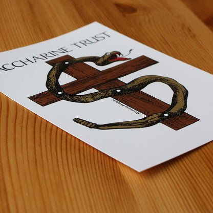Saccharine Trust - Snake (Sticker)