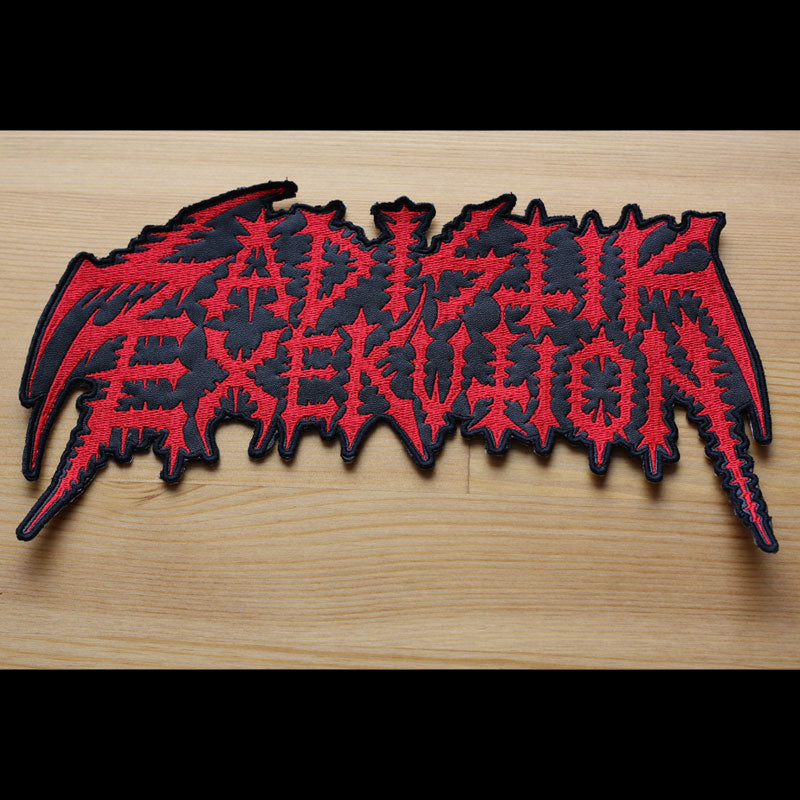 Sadistik Exekution - Logo (Leather) (Superstrip) (Backpatch)