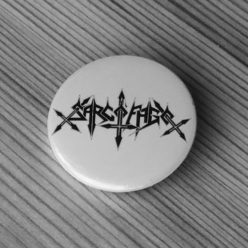 Sarcofago - Black Logo (Badge)