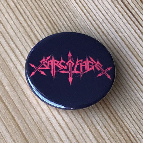 Sarcofago - Red Logo (Badge)