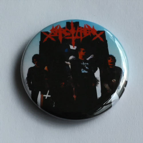 Sarcofago - Red Logo / Band (Badge)