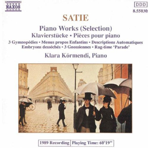 Satie - Piano Works (Selection) (CD)