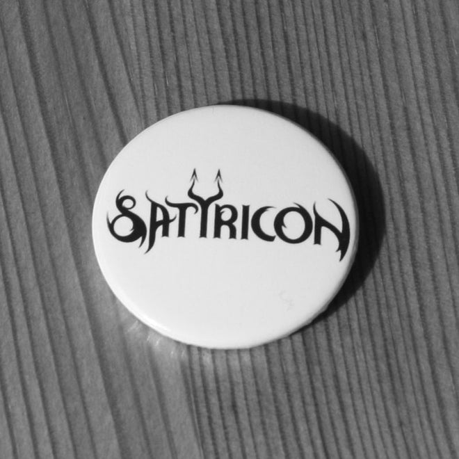 Satyricon - Logo (Black) (Badge)