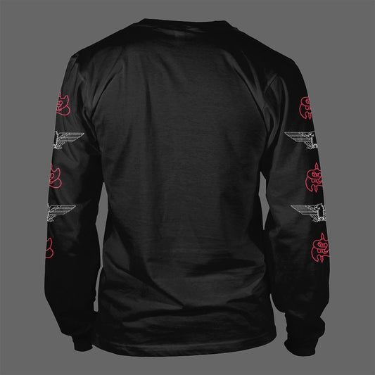 Saxon - Denim and Leather (Long Sleeve T-Shirt)