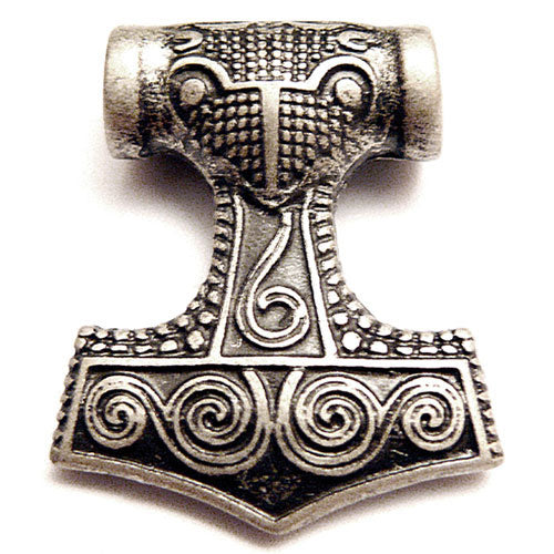 Schonenhammer (Thor's Hammer) (Antique Silver) (Pendant)